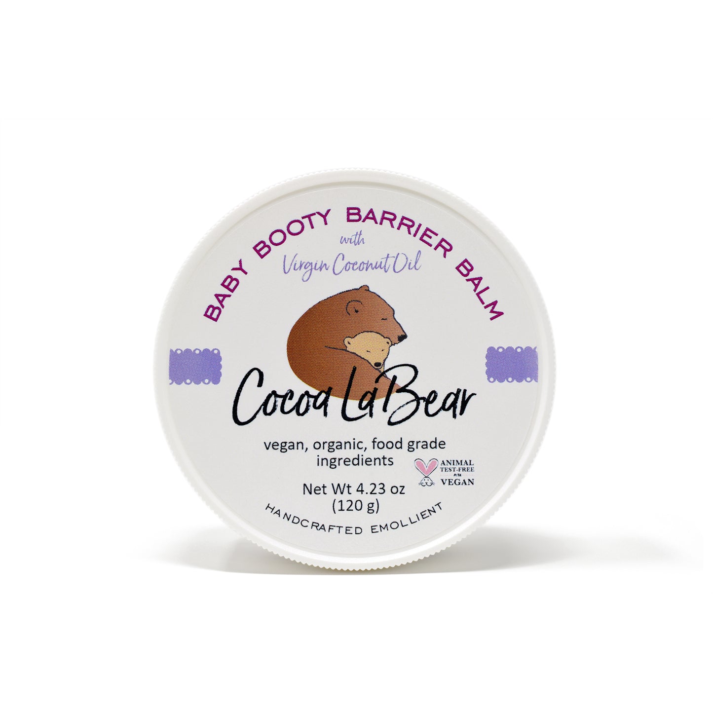 
                  
                    Cocoa LaBear Baby Booty Barrier Balm with Virgin Coconut Oil | Diaper Balm | Net Weight 120 g
                  
                